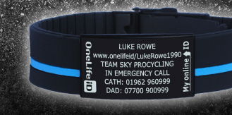 Emergency ID wristband