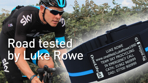 Luke Rowe British Cycling ID Band