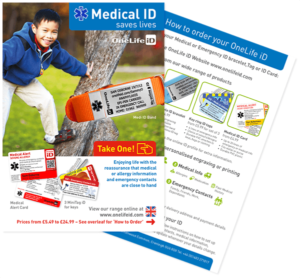 New full range of child emergency and medical ID products