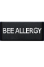 Bee Allergy Black