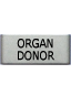 Organ Donor Silver